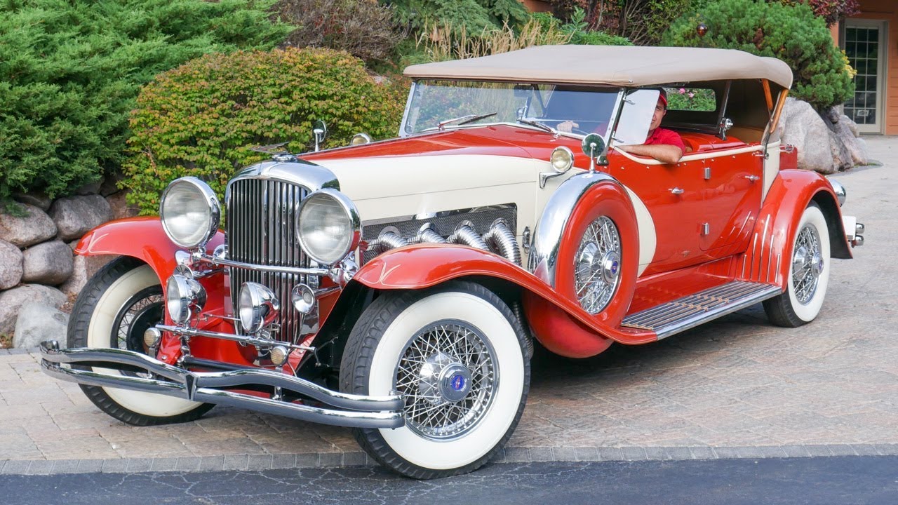 D11 - 1934 Duesenberg II SJ Dual Cowl Phaeton - YouTube
