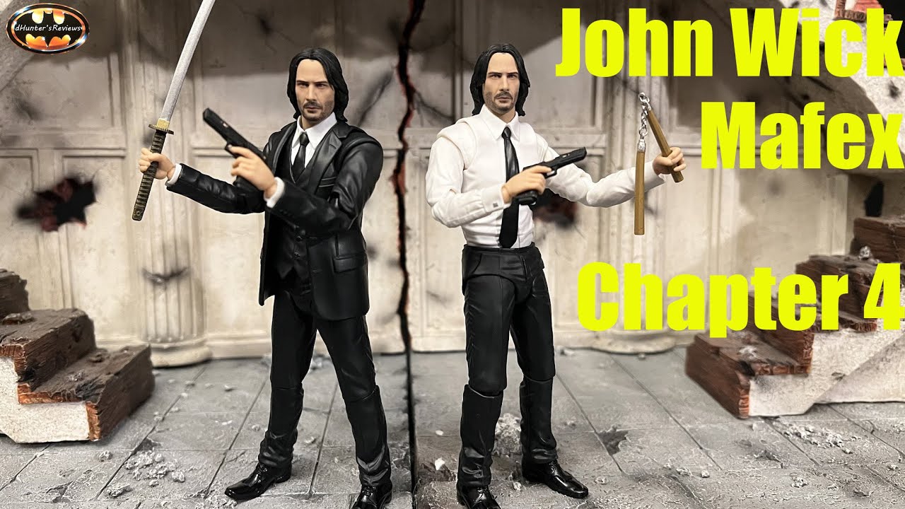 Mafex John Wick Chapter 4 Keanu Reeves Action Figure Review