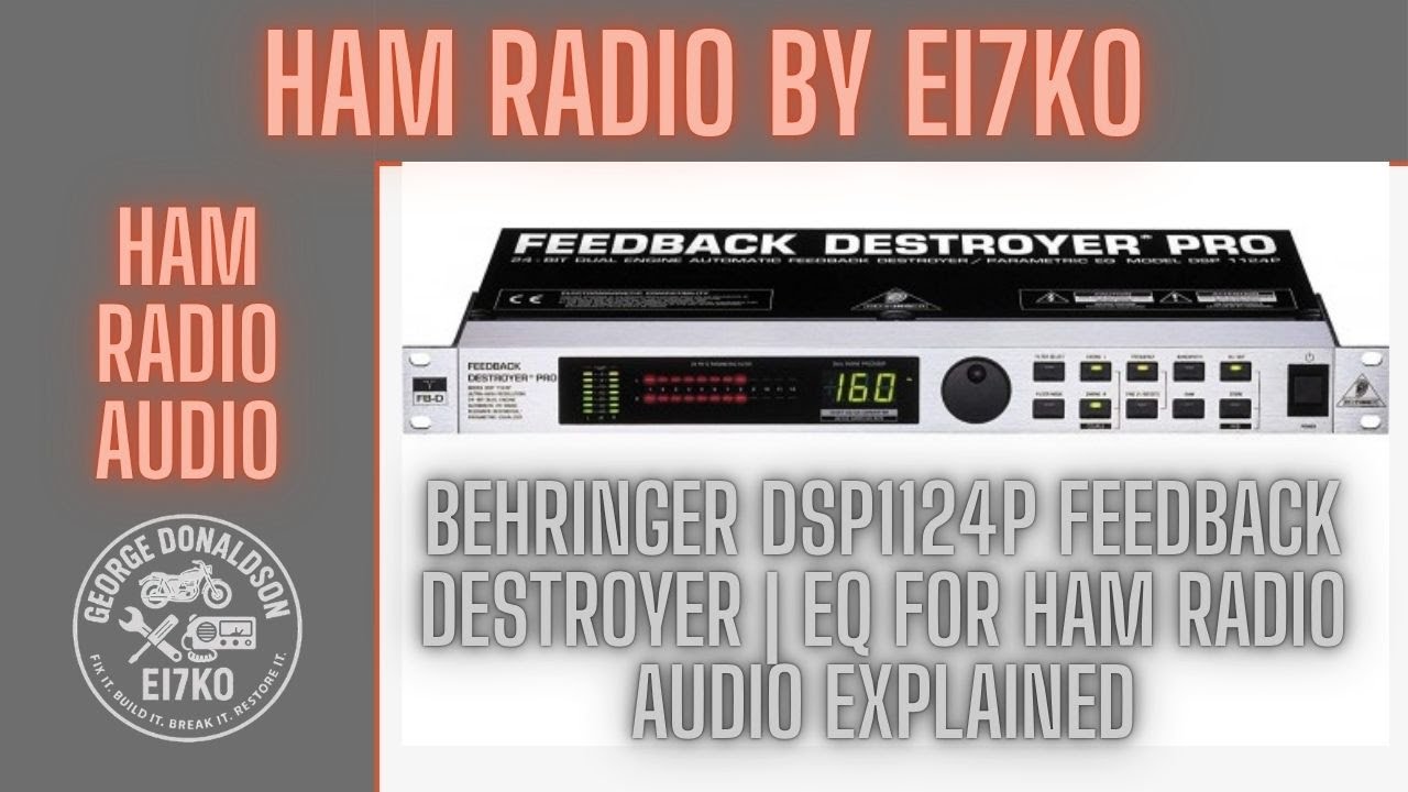 Behringer DSP1124P Feedback Destroyer | EQ for Ham Radio Audio