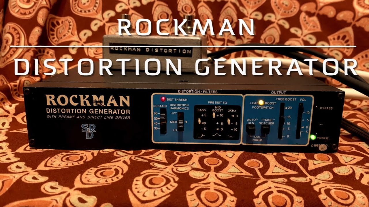 ROCKMAN / DISTORTION GENERATOR - YouTube