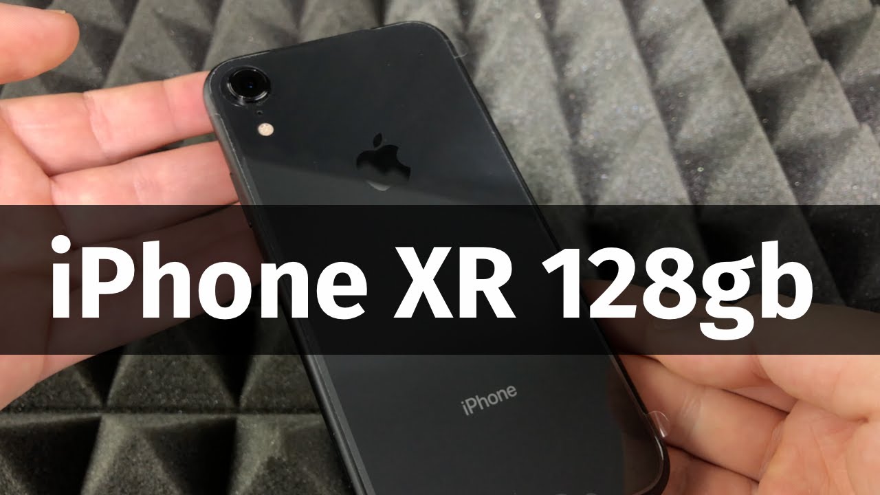 iPhone XR 128gb - Black Unboxing - YouTube