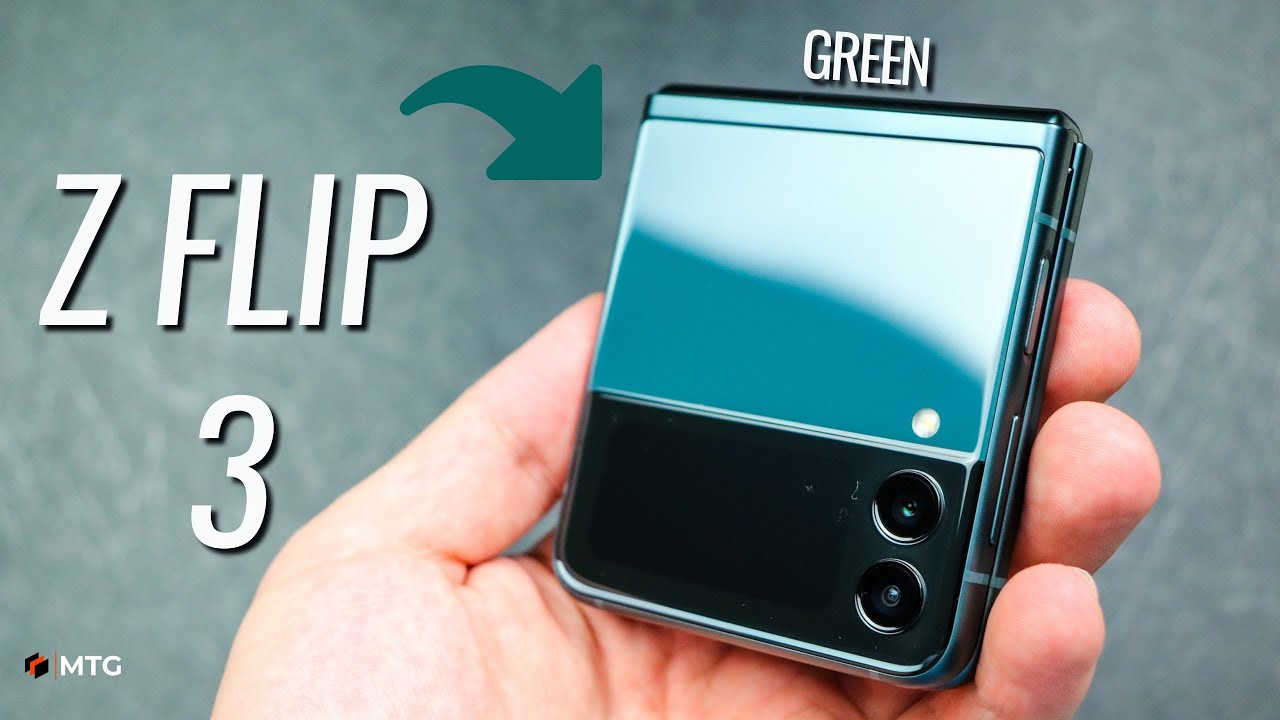 Samsung Galaxy Z Flip 3 Green Unboxing + First Impressions: A Huge
