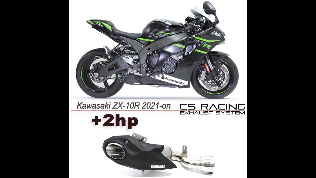 2021-on Kawasaki Ninja ZX-10R / RR CS Racing De-cat Slip-on