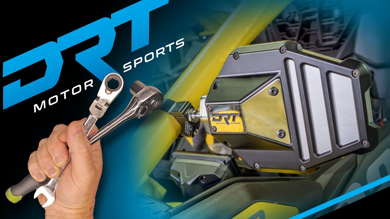 Can Am Billet Aluminum Tactical Convex Side Mirror Set by DRT