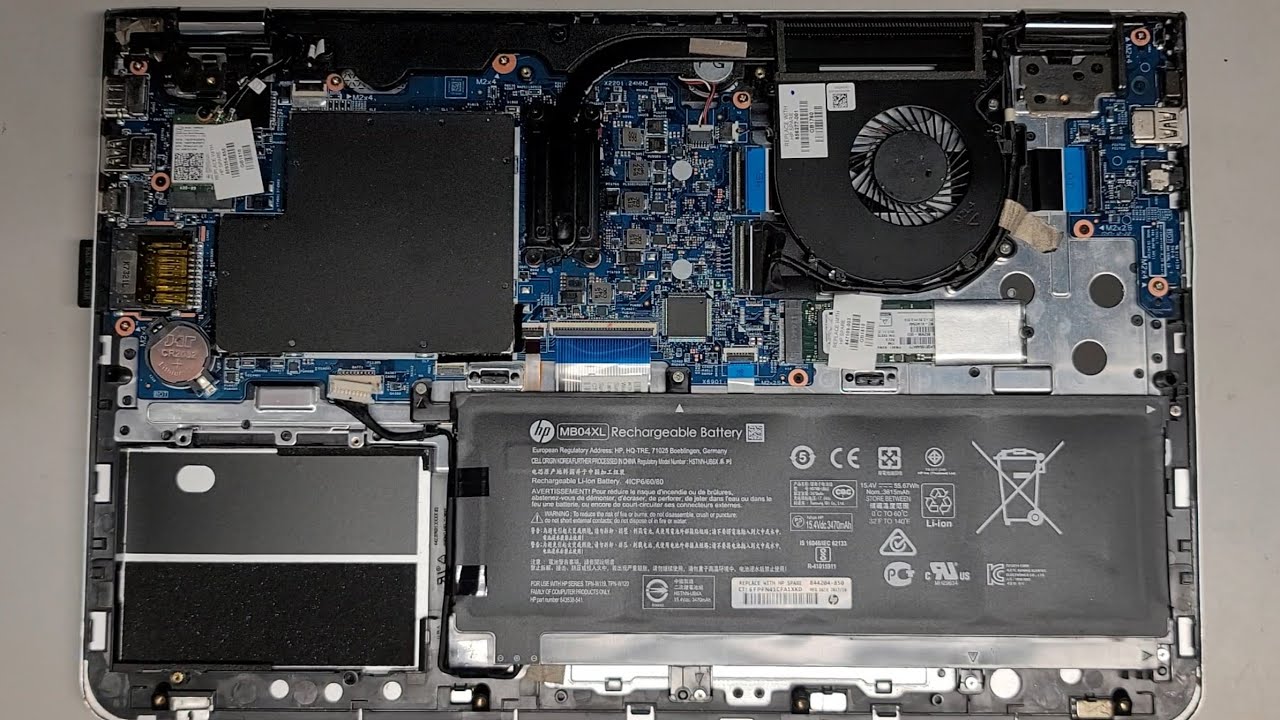 HP Envy x360 Convertible PC 15-aq273cl Disassembly RAM SSD Hard