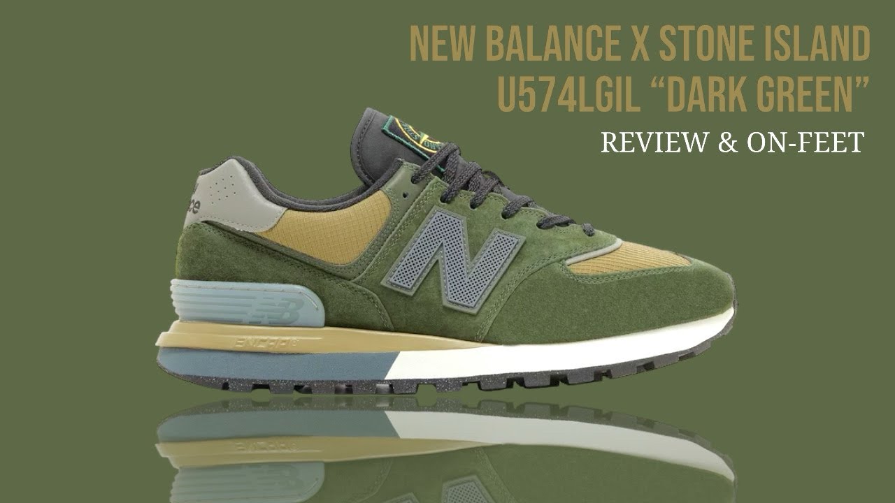New Balance x Stone Island 574 Legacy “Dark Green” (U574LGIL