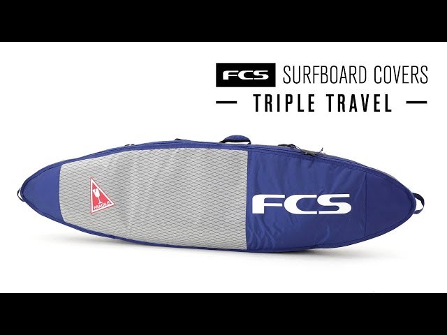 FCS Triple Travel Surfboard Cover - YouTube