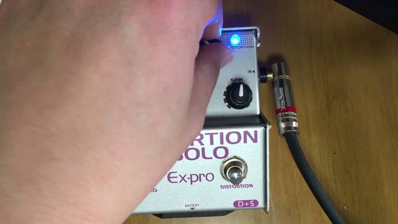 ex-pro distortion +solo】好きなエフェクターを好きに弾くだけの動画