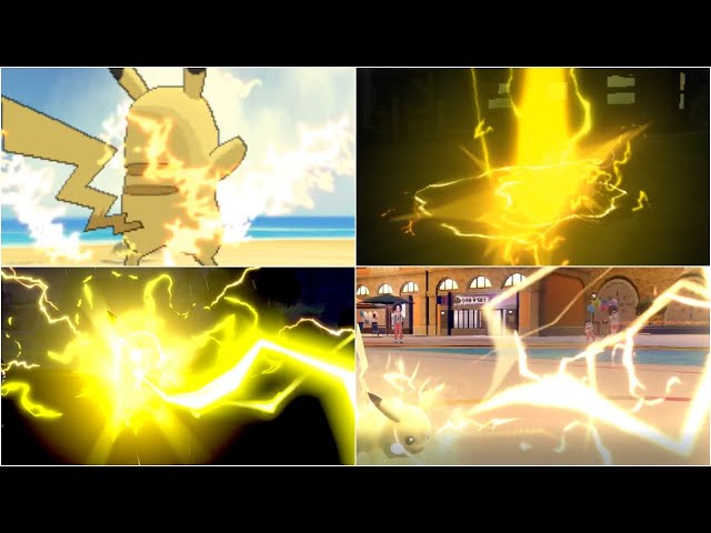 歴代ピカチュウ】10まんボルト集！どの世代の『10万ボルト』がカッコ