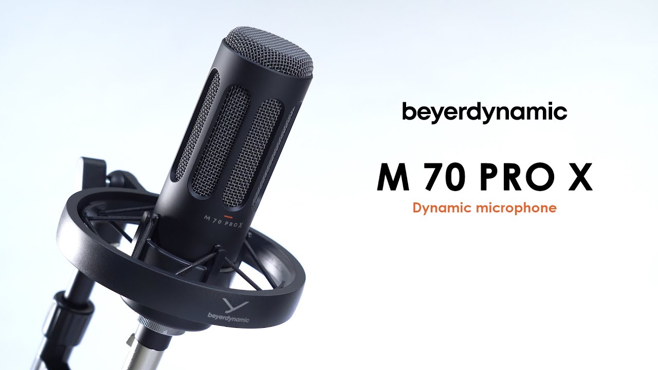 M70PRO X ダイナミックマイク / beyerdynamic - YouTube