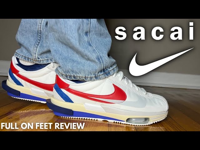 THESE SURPRISED ME! | Nike Zoom Cortez Sacai White, University Red
