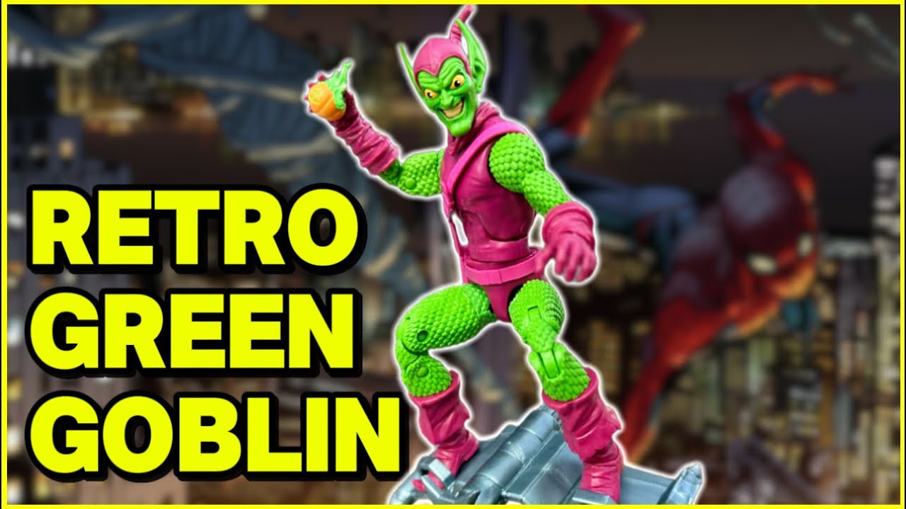 RETRO GREEN GOBLIN Marvel Legends Action Figure Unboxing - YouTube