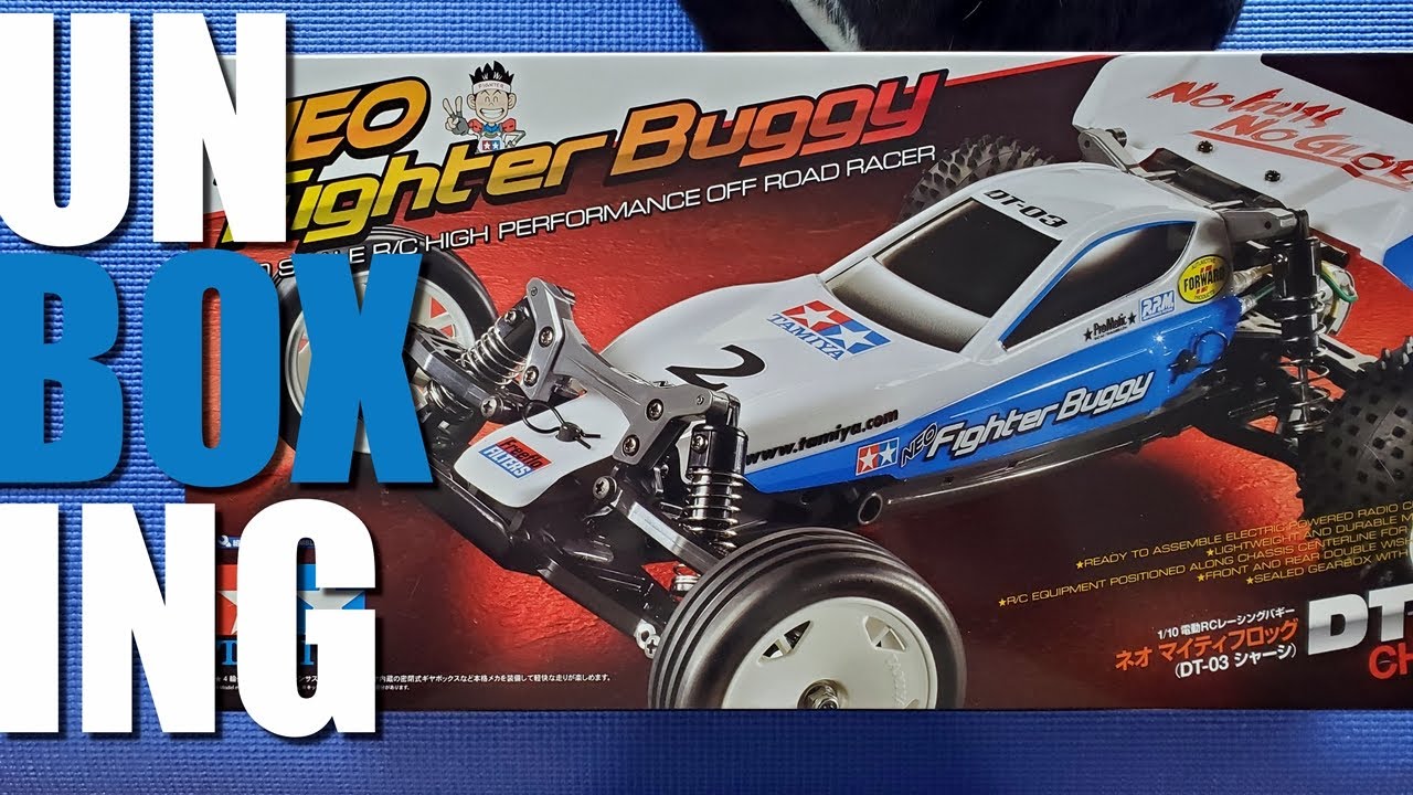 Tamiya Neo Fighter DT 03 Unboxing - YouTube