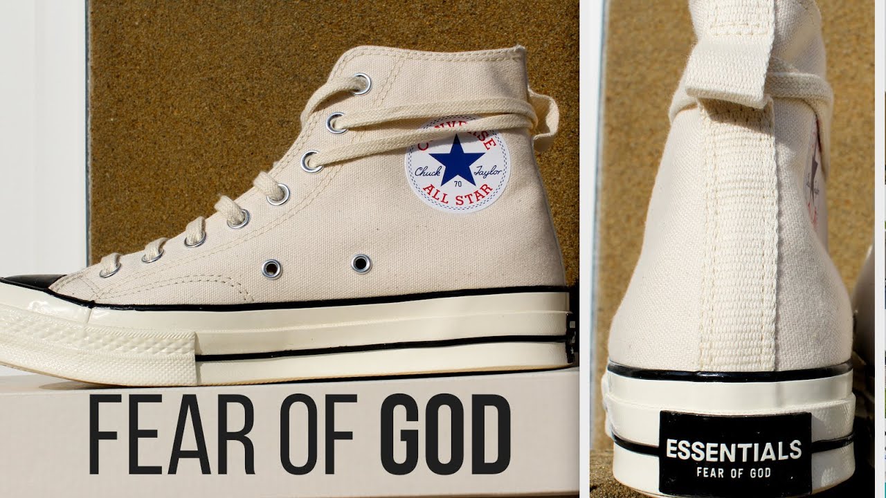 CONVERSE x FEAR of GOD ESSENTIALS CHUCK 70: Unboxing, review & ON