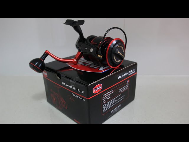 PENN Slammer III 8500HS Spinning Reel Unboxing - YouTube