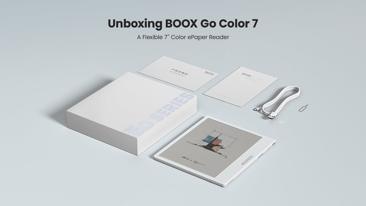 BOOX Go Color 7 Official Unboxing - YouTube