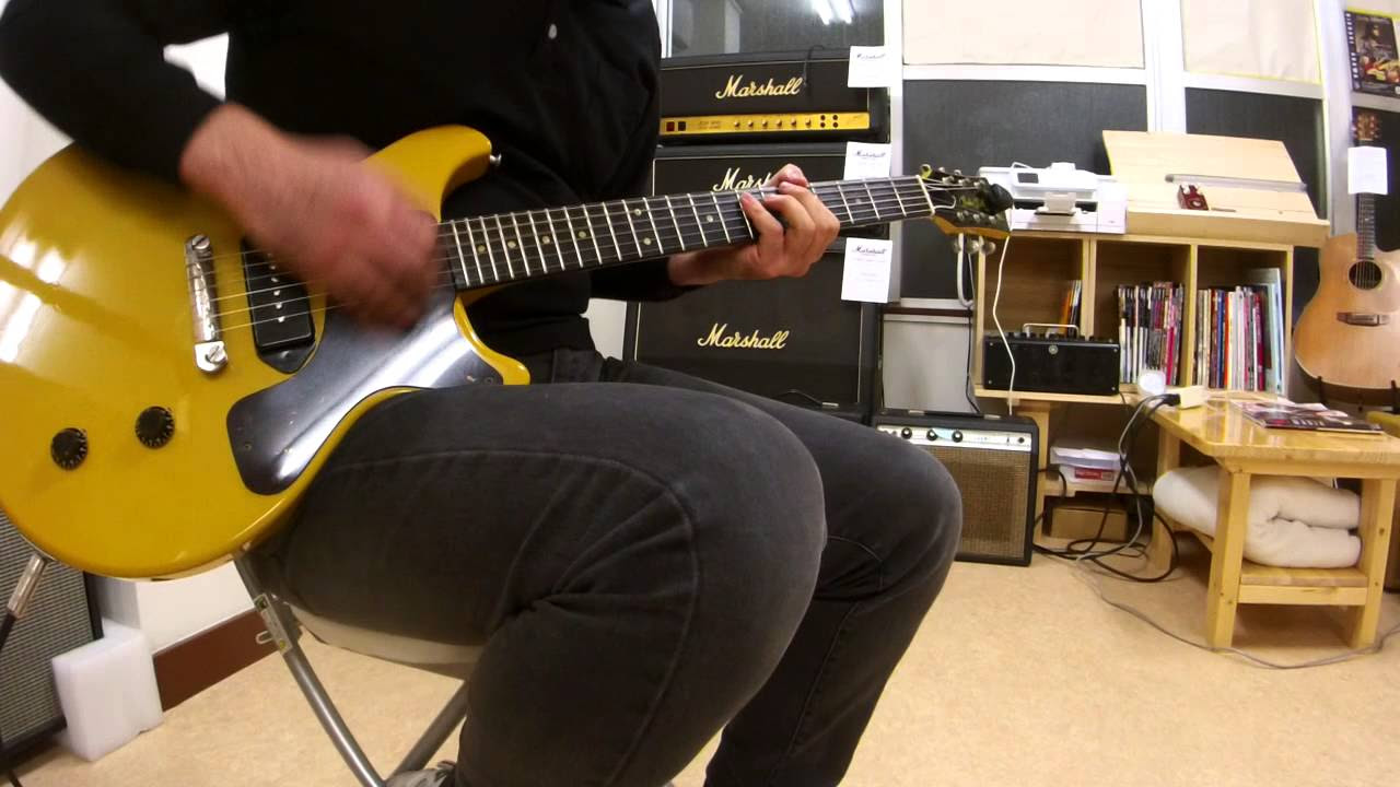 Burny RTV-55 レスポールJr.TVモデル Demo - YouTube