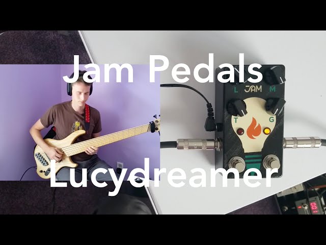 Jam Pedals LucyDreamer Bass Overdrive Demo - YouTube