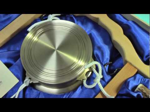 ☆末永鋳造所製 ミニだんじり鉦吾3寸☆本物の鉦・地車囃子 - YouTube