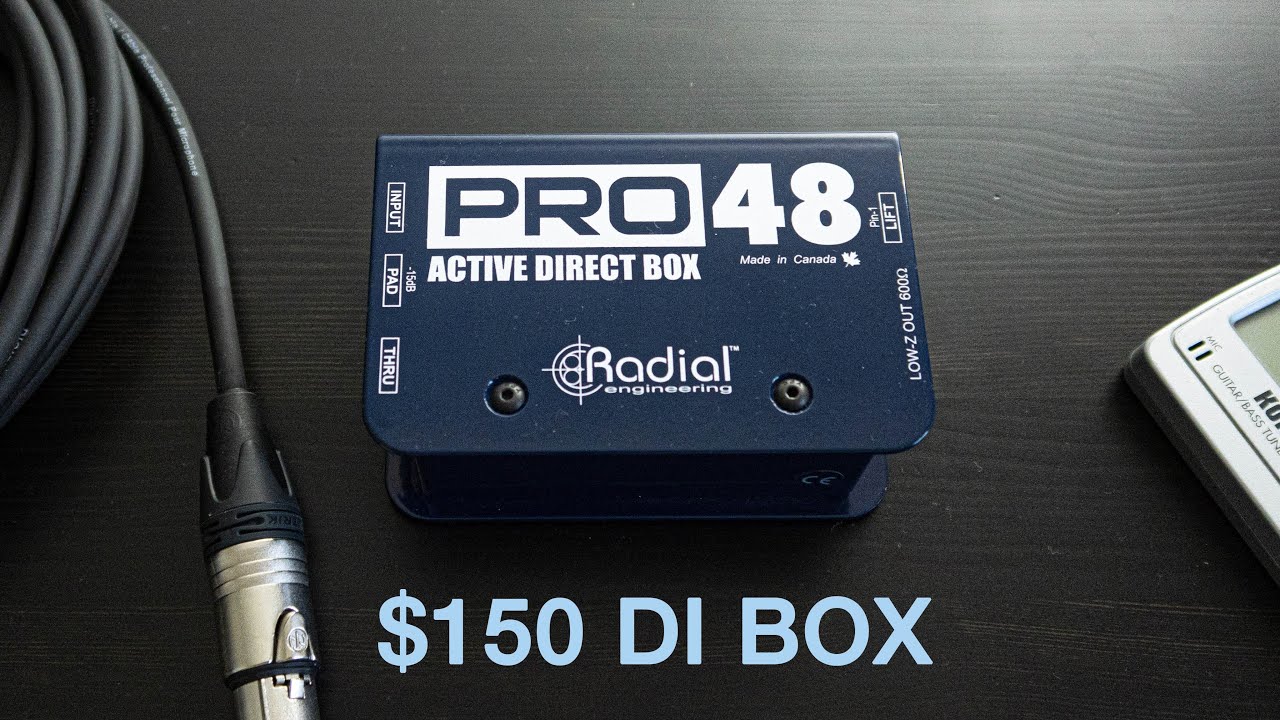 Radial Pro48 Active DI Box Review | A Musician's TOOL - YouTube