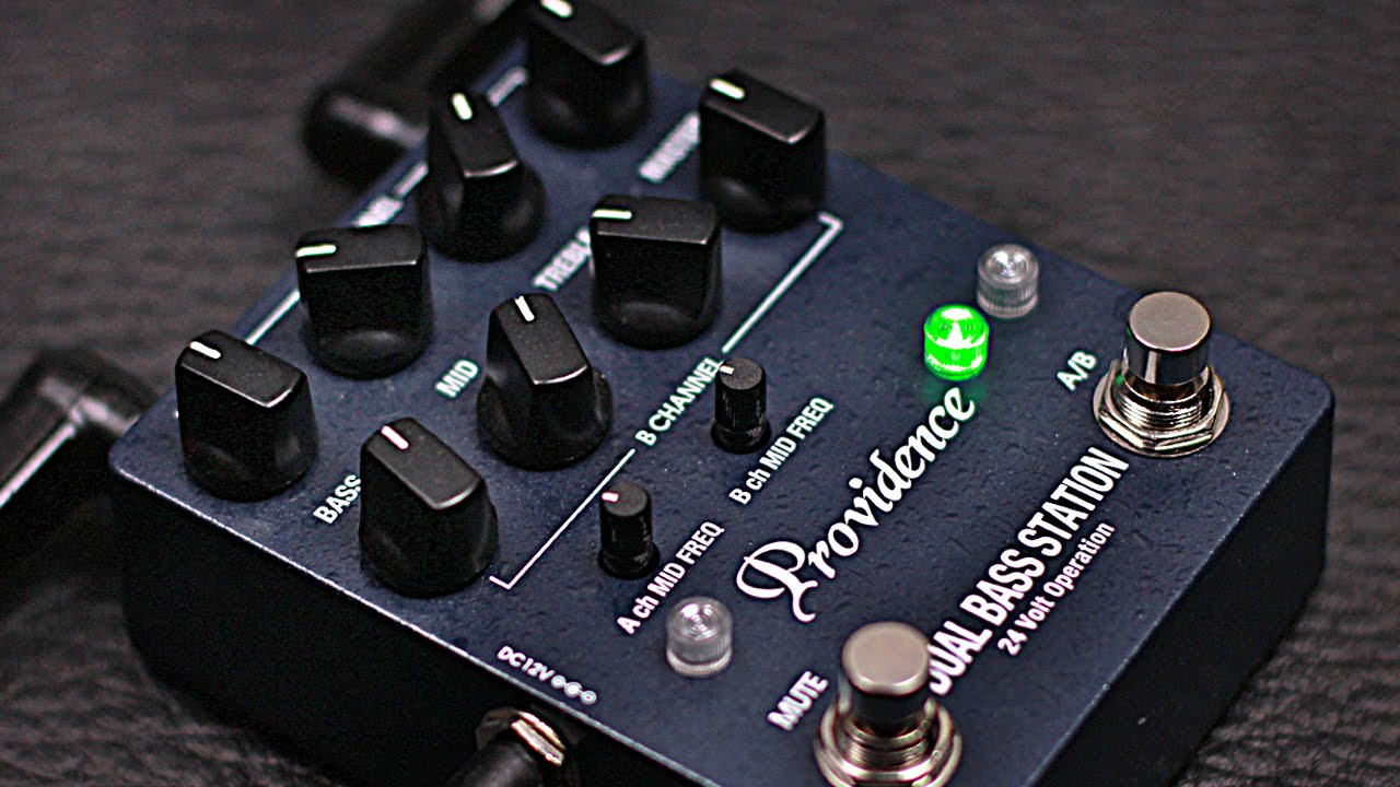 Providence Dual Bass Station DBS-1 Preamp - BASS Demo - YouTube