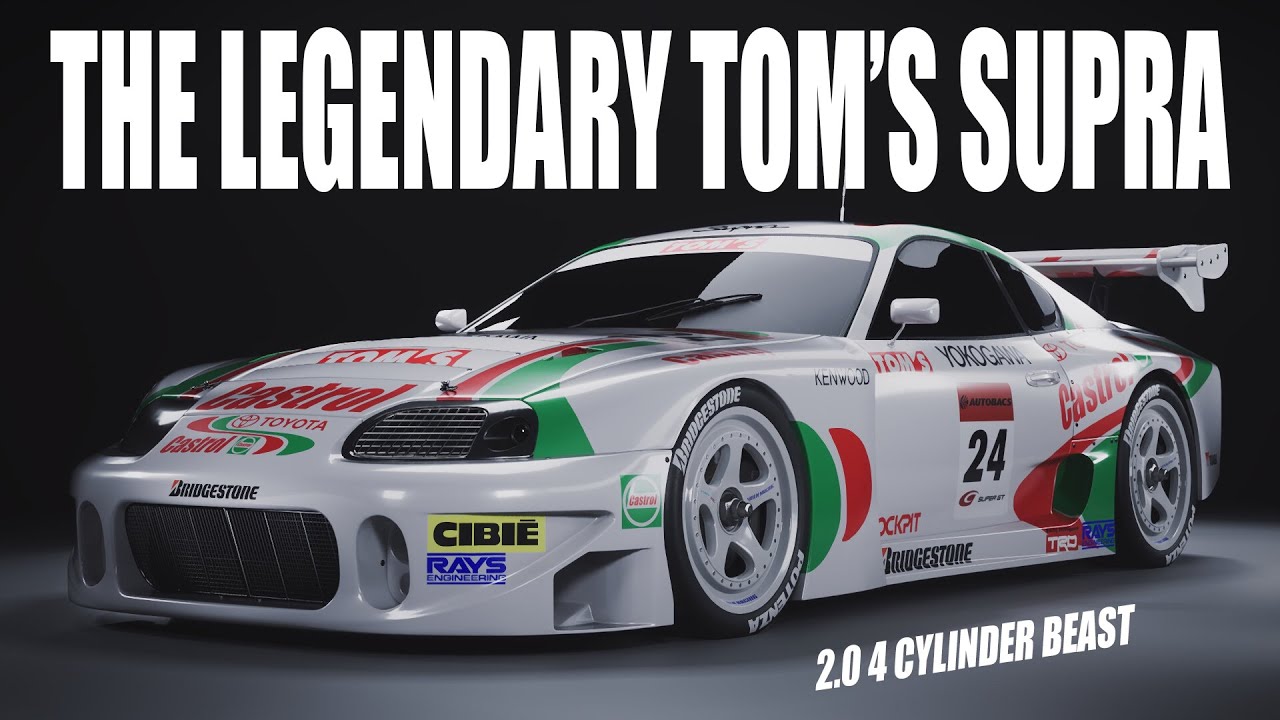 The Story of the Castrol TOM's Supra: a 4 Cylinder Legend - YouTube