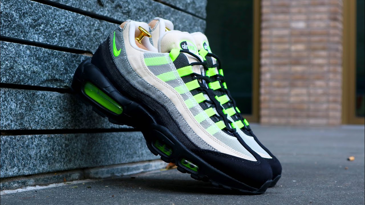 Nike Air Max 95 Denham Unboxing, Review and on Foot Kix Fix - YouTube