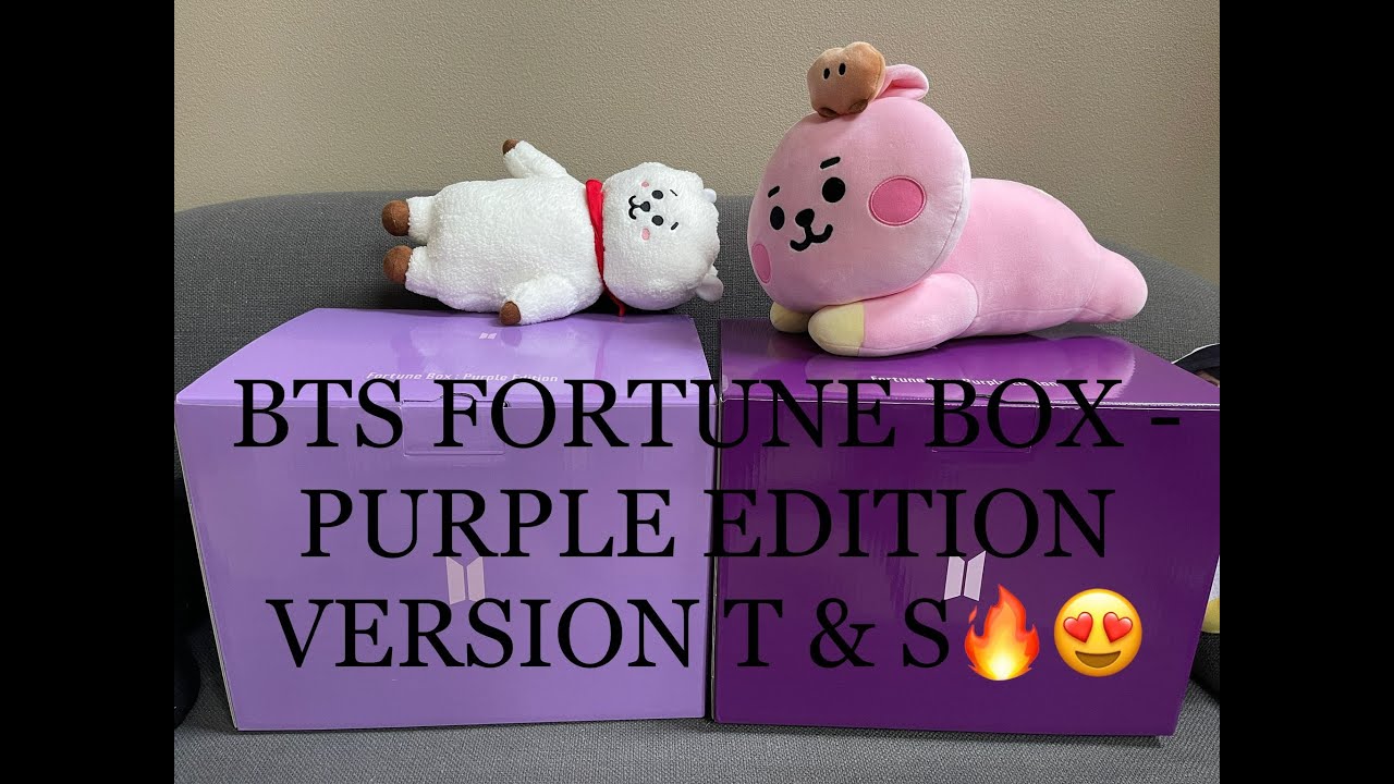 UNBOXING] BTS FORTUNE BOX (All 3 Versions: B, T, S) - YouTube