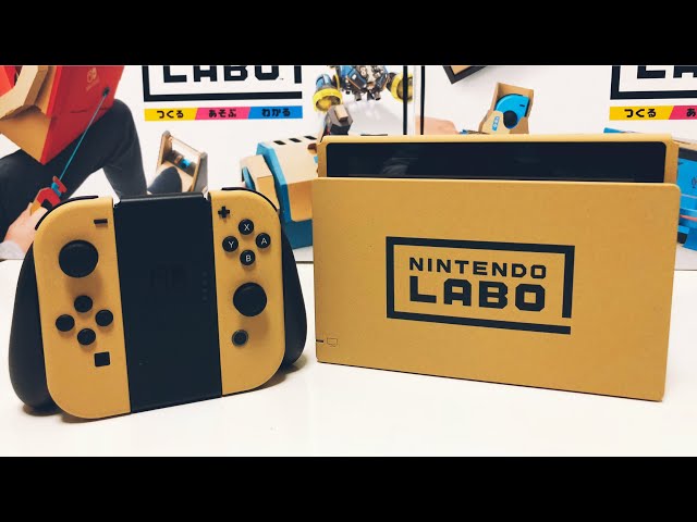 Unboxing the special cardboard-style Nintendo Switch! and the Gold