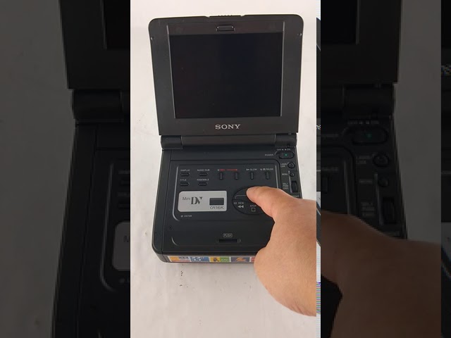 Sony GV-D900 Video Walkman Mini DV Cassette Recorder - YouTube