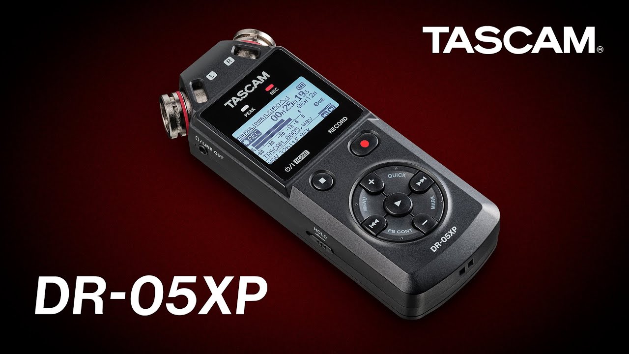 DR-05XP | 32ビットフロート録音対応 ステレオポータブルレコーダー