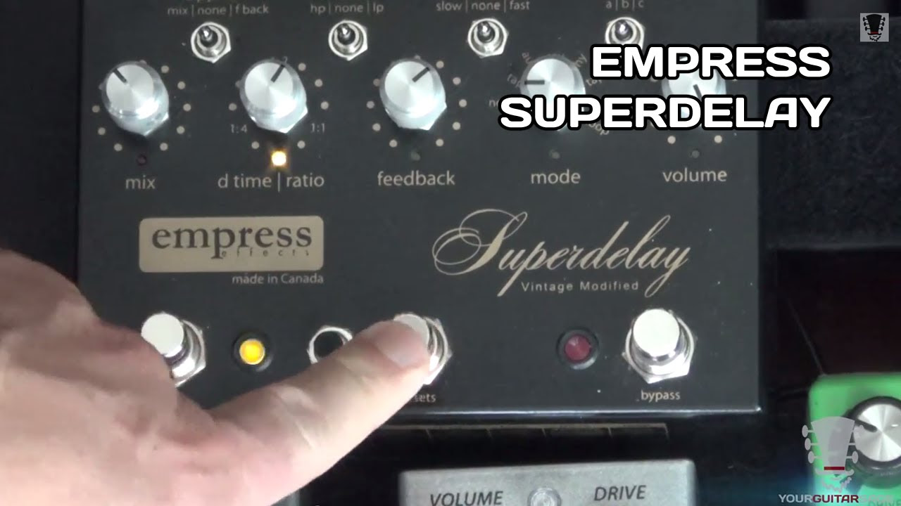 Empress Effects : Vintage Modified Superdelay - YouTube