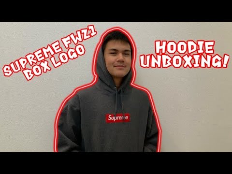 Supreme FW21 Box Logo Hoodie Unboxing! (Charcoal Grey) - YouTube