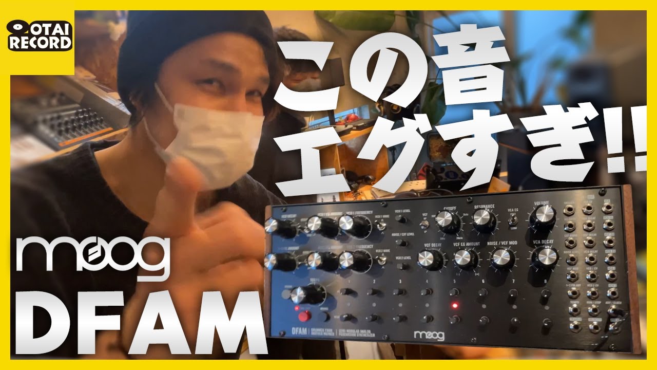 Moog DFAM】モーグ徹底解説 Pt.3 エグいビートを鳴らすなら間違いなく