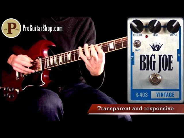 Big Joe Stompbox Company R-403 Vintage Overdrive - YouTube