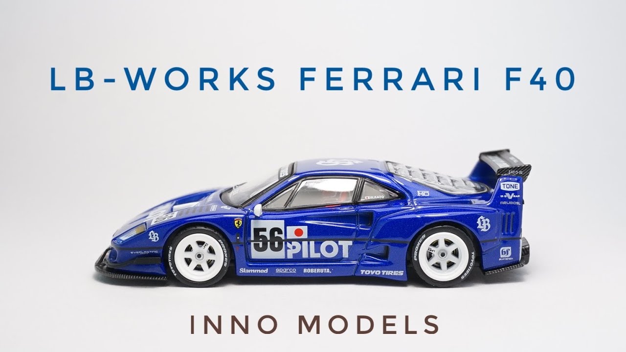 最高峰のミニカーなのか！？リバティウォークのF40が登場！！inno