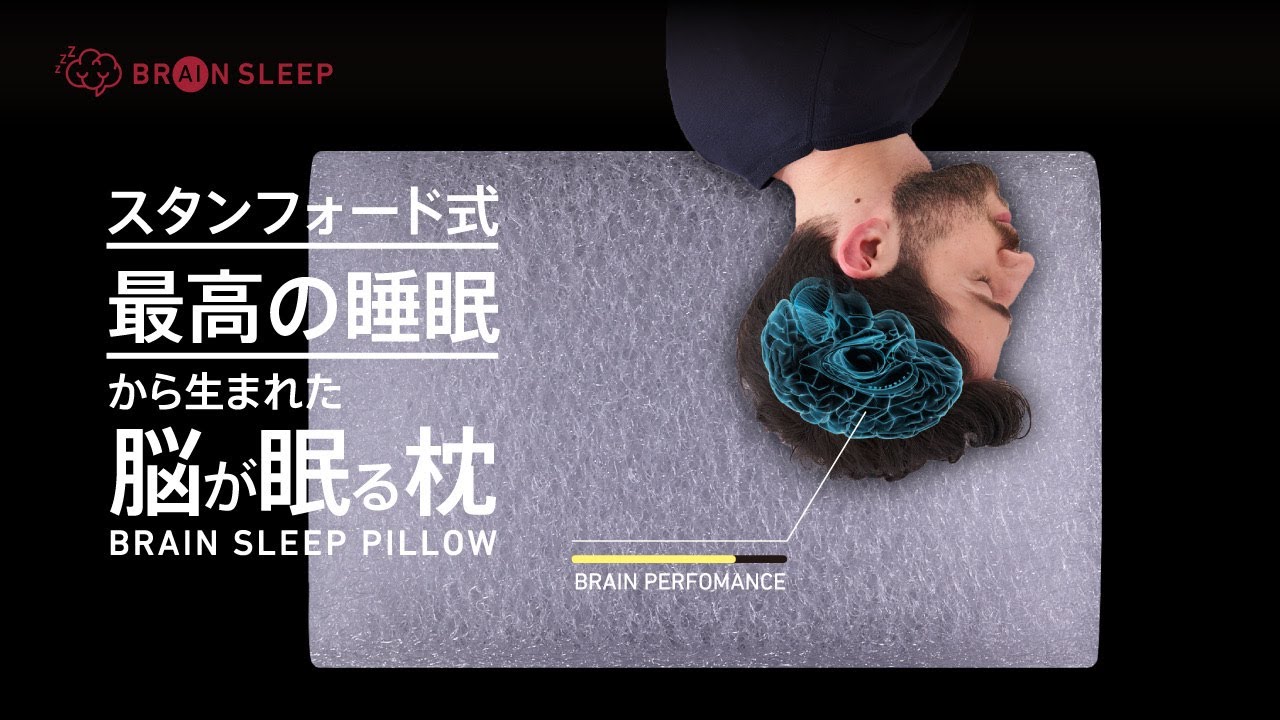 脳眠枕」BRAINSLEEP PILLOWの制作事例 | LOFIDESIGN INC.