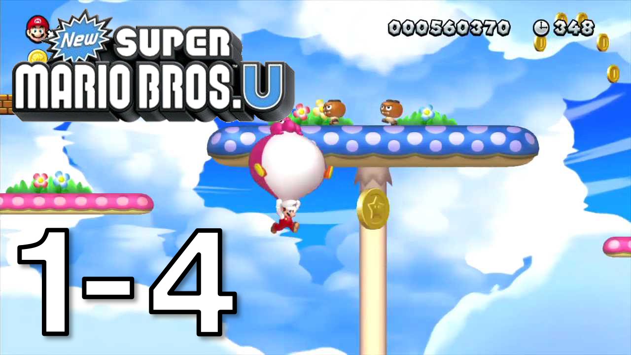New スーパーマリオブラザーズU スターコイン 攻略 - ドングリへいげん