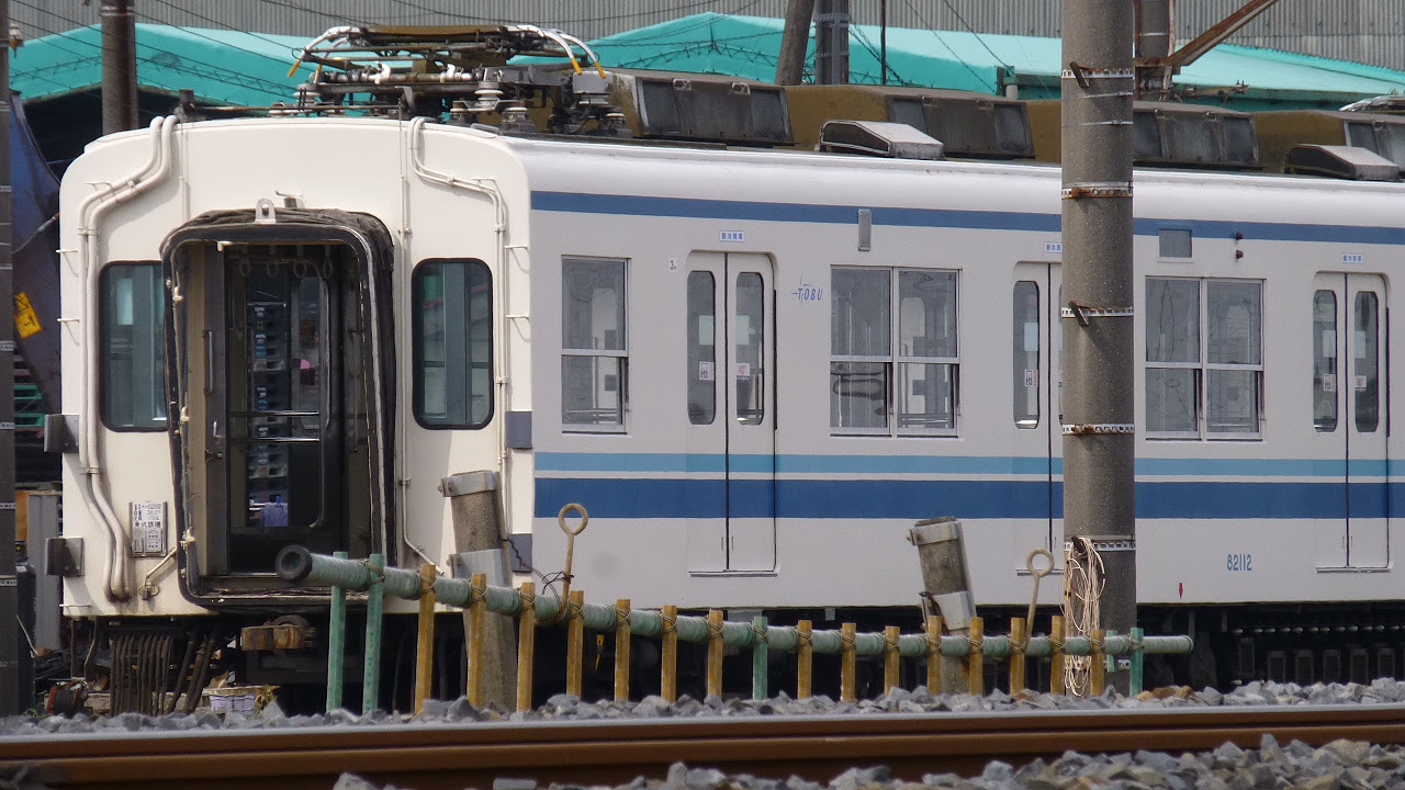 廃車 東武ワンマン8000系 81112F 解体開始】東武東上線・越生線