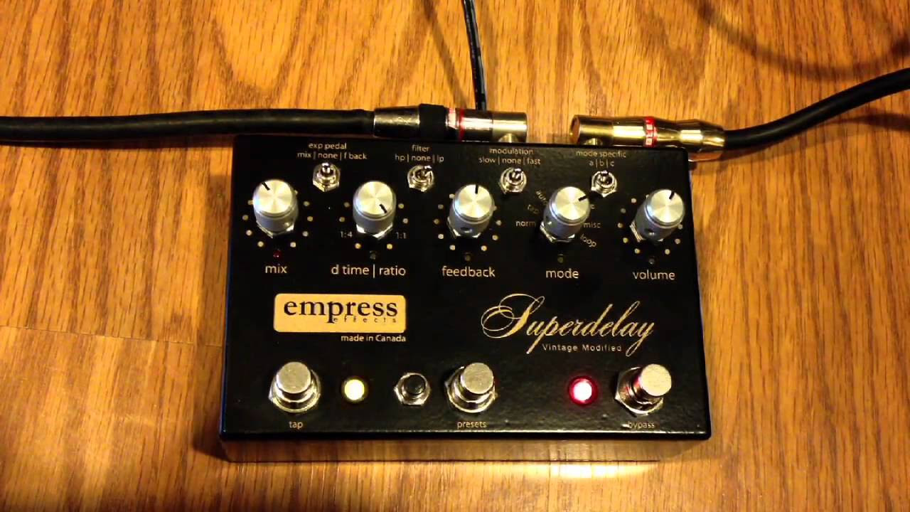 Empress Vintage Modified Superdelay - YouTube