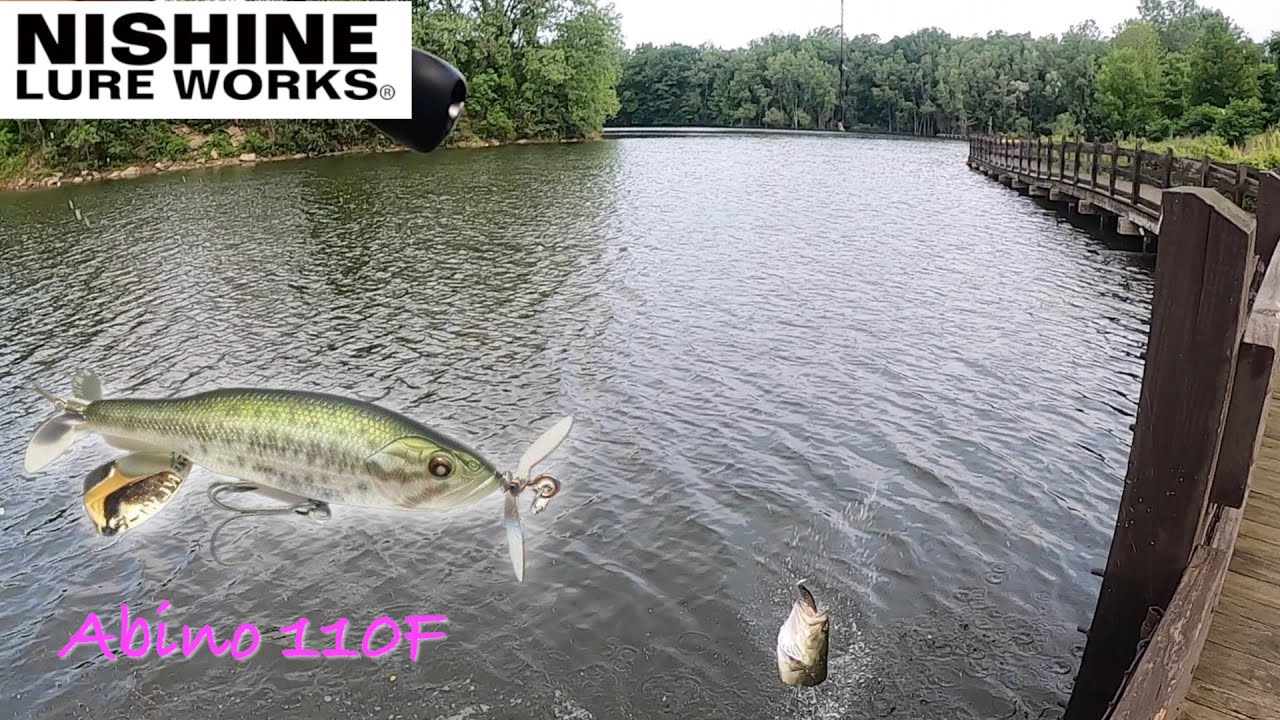 A nice explosion on Nishine Lure Works' Abino110F ニシネルアー
