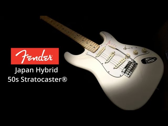 Awesome Strat!! Fender Japan Hybrid 50s Stratocaster® - YouTube