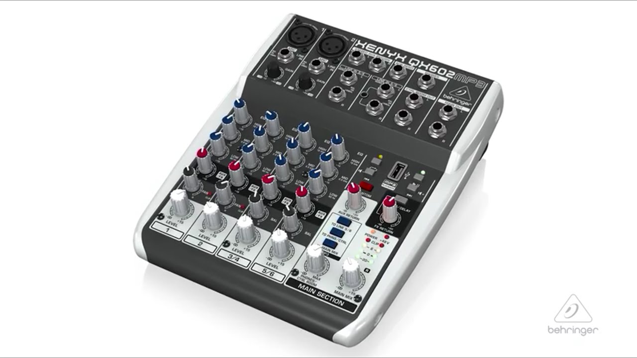 Behringer | Product | XENYX QX602MP3