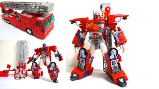 炎の総司令官】スーパーファイヤーコンボイ トランスフォーマー カー