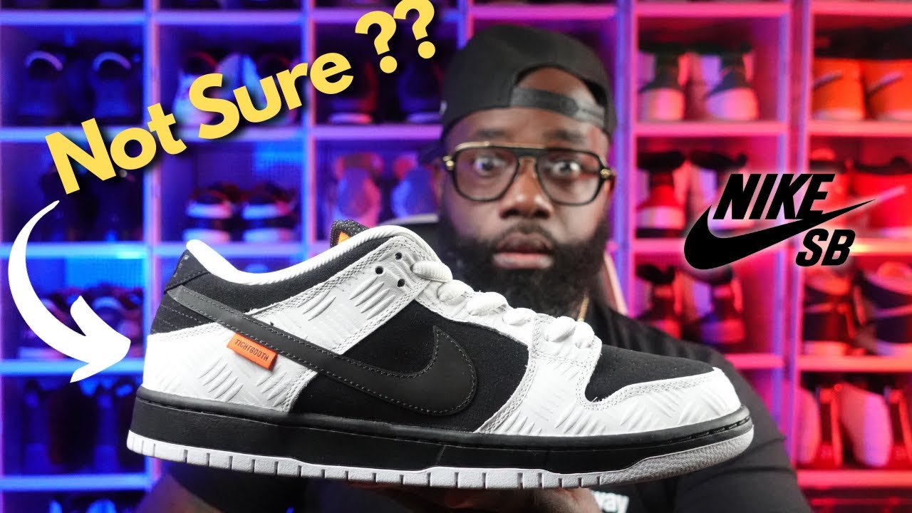 Nike SB Dunk Low TightBooth In-hand Review - YouTube