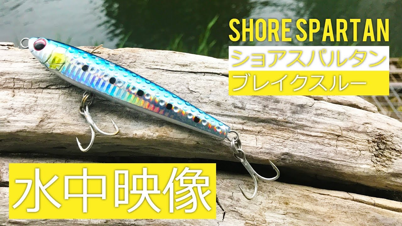 DAIWA / ショアスパルタン ブレイクスルー水中映像 【FIMO LURE LAB