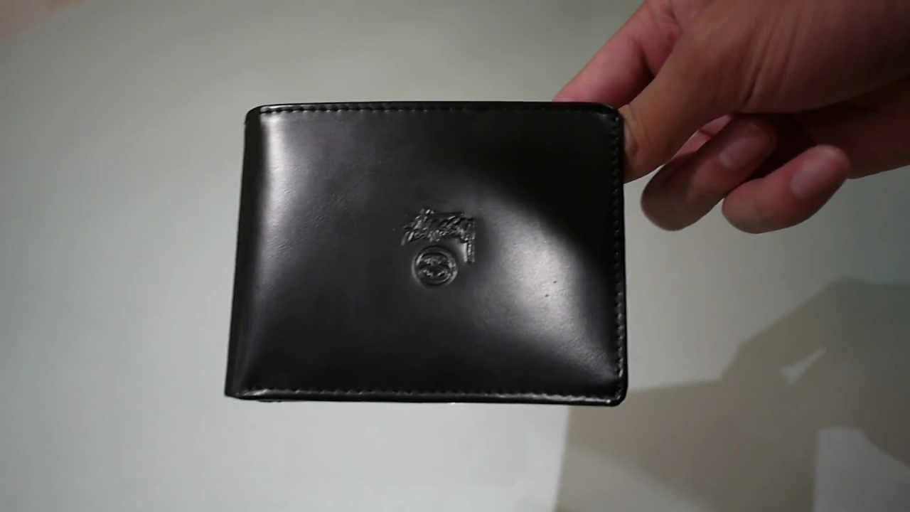 Stussy Leather Wallet Review HD - YouTube