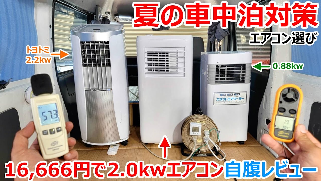 夏の車中泊を快適に使いやすくするポータブルクーラーがリニューアル