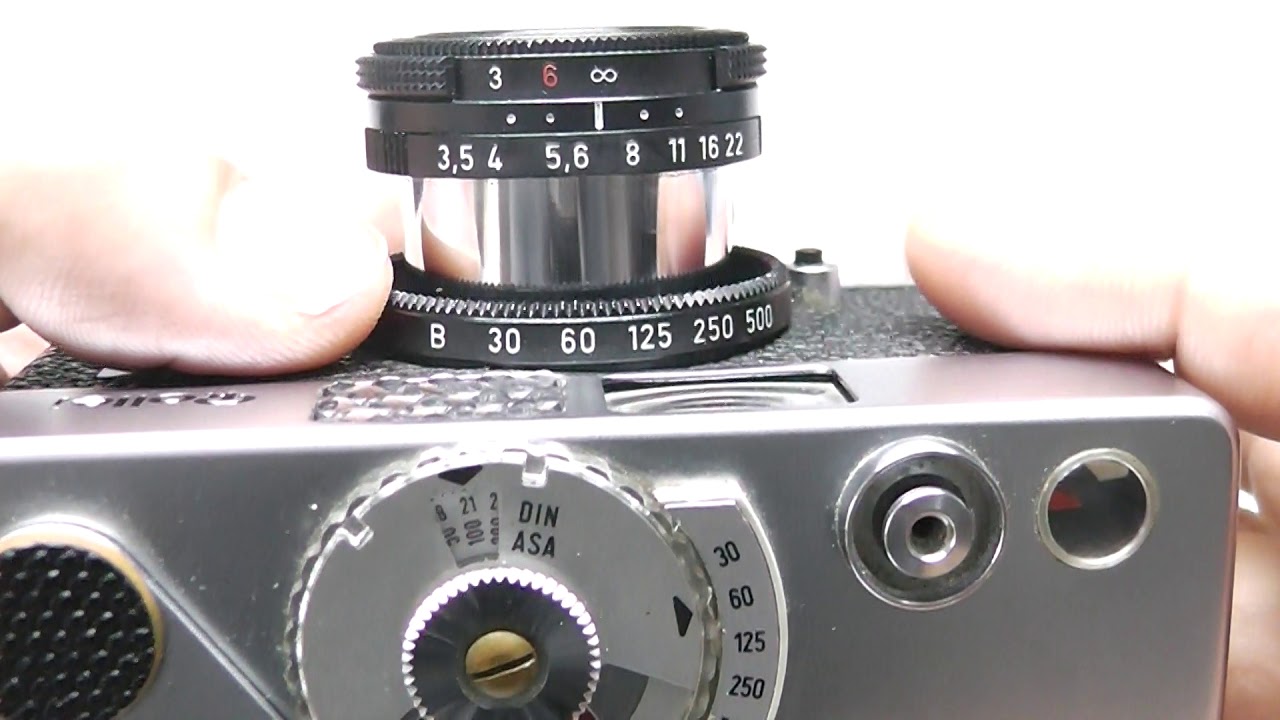 Rollei B35 Triotar 40mm F3.5 シルバー - YouTube