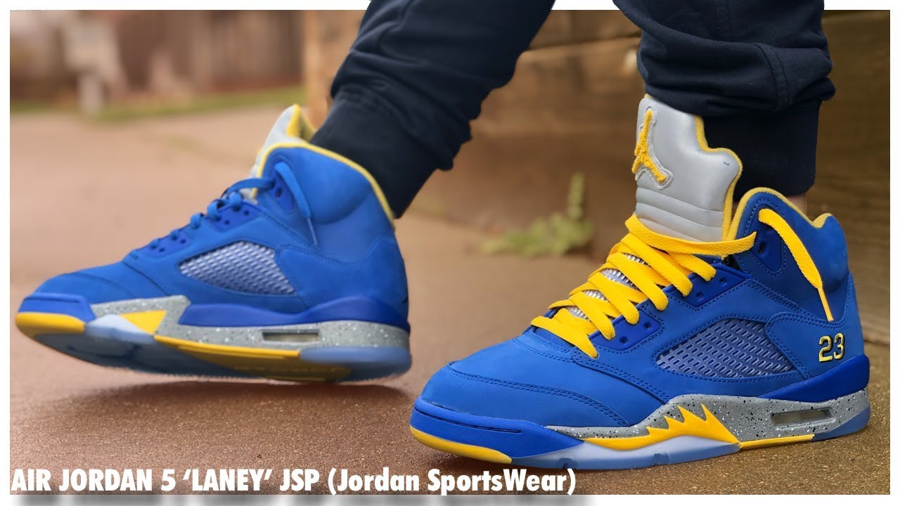 Air Jordan 5 'Laney' JSP - YouTube